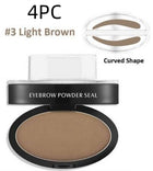 Light brown curved 4pcs