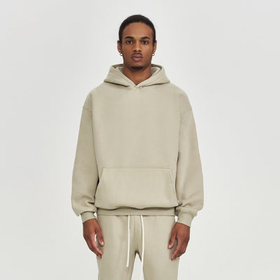 Hooded Sweater Men's Solid Color Loose Thick