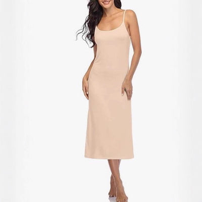 Slip Dress with Adjustable Thin Straps