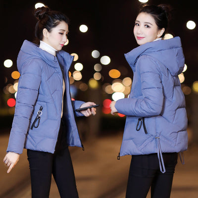 Short Slim-fit Casual Down Coat