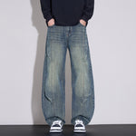 Men's Style Loose Wide Leg Denim Jeans
