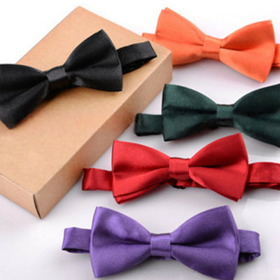 Laço vermelho para padrinhos, acessório de lapela para casamento estilo britânico