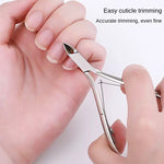 Nail Cuticle Clippers for Removing Cuticles and Hangnails, Angled Nail Clippers, Cuticle Remover Tool