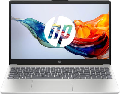HP 15-fc0009sf 15.6 Inch FHD IPS Laptop (AMD Ryzen 7-7730U, 16GB RAM, 512GB SSD, AMD Radeon Graphics, Windows 11), Silver Laptop, AZERTY Keyboard