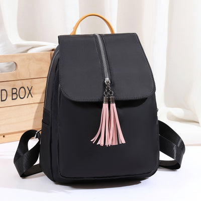 Elegant Backpack Simple Solid-color Design