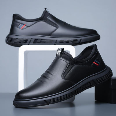 Men's Business Casual Leather Shoes Korean Soft Bottom