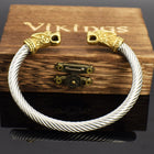 Gold Head Steel Bracelet