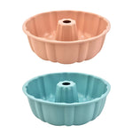 10-inch Non-Stick Silicone Bundt Pan - Multipurpose Baking Mold for Cakes, Jello & Gelatin