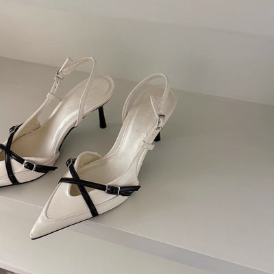 Women's One-strap Springsummer High Heels