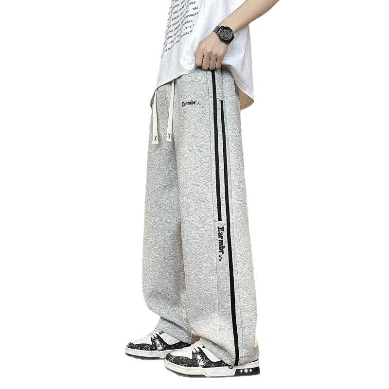 Casual Loose Straight Leg Sweatpants for Youth