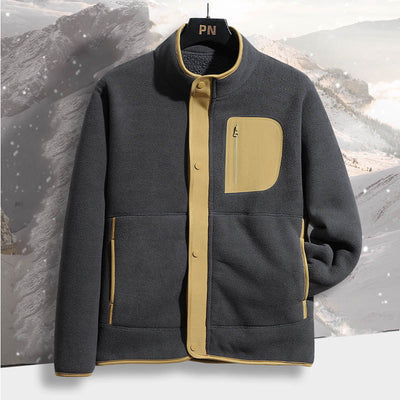 Unisex Solid-color Fleece Jacket