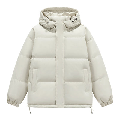 Hooded Drop-Shoulder Puffer Jacket, Unisex