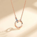 Rose Gold Blue Zirconium