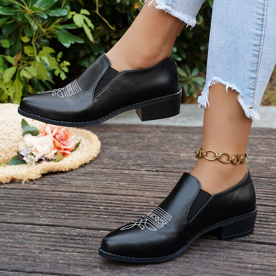 One-step British-style Leather Shoes
