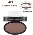 Dark brown curved 4pcs