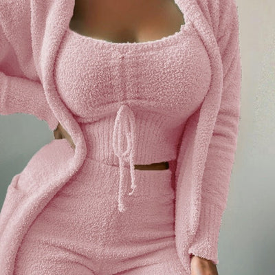 Fitted Three-Piece Set, Long Sleeves